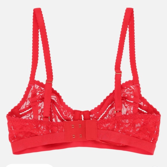 Stella McCartney Red Floral Lace Bra Size 34C NWT - Picture 3 of 17